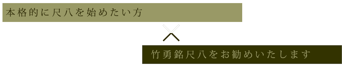 本格的に尺八を始めたい方